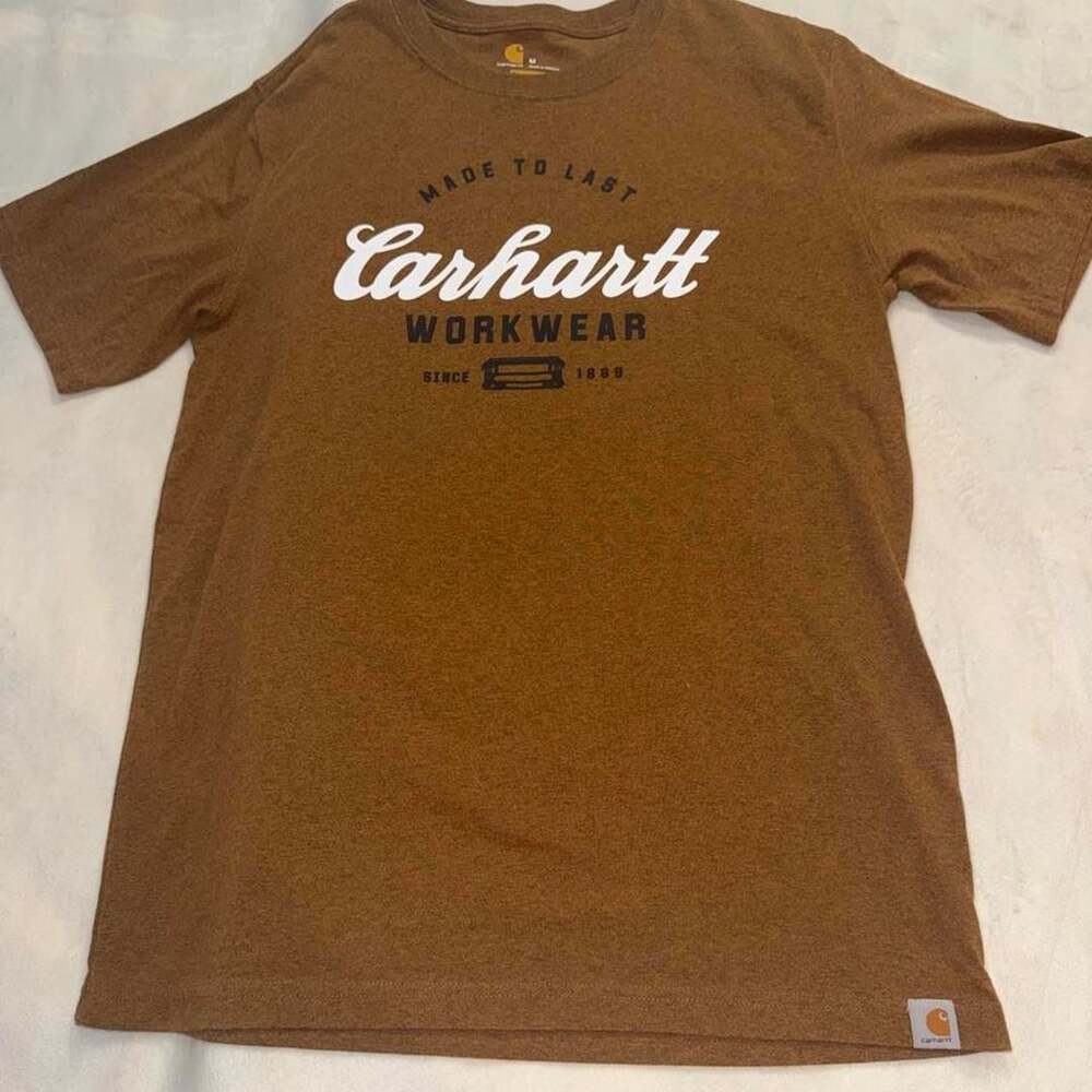 Carhartt Made To Last Workwear Graphic T-Shirt Brown